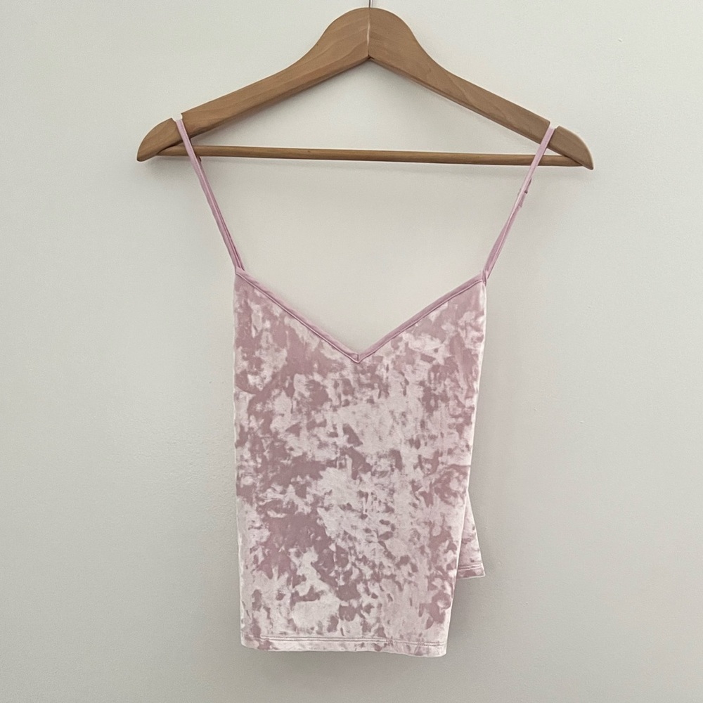 VICTORIAS SECRET | Crush Velvet Chemises Lilac Top